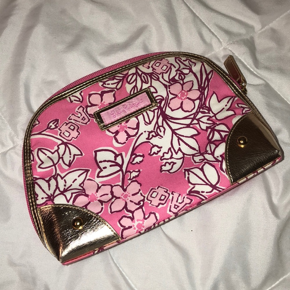 Alpha phi Lilly Pulitzer makeup bag